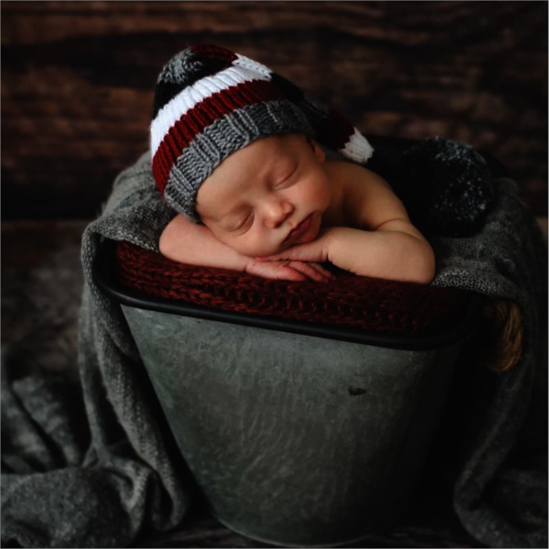 Baby Clothing Model - قبعة كرتونية محبوكة للطفل ، قبعة