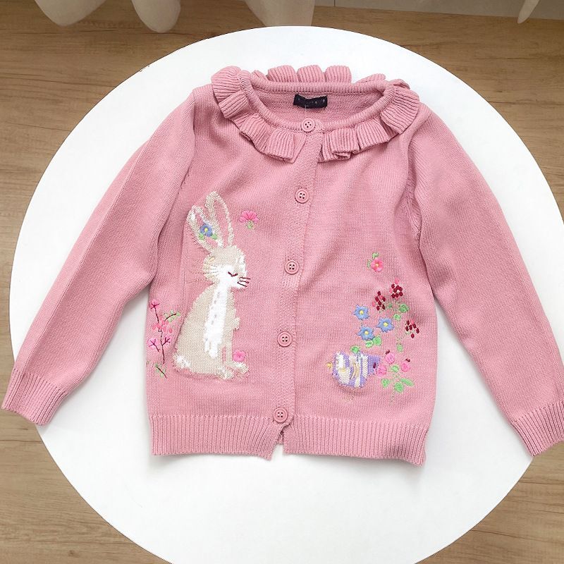 Baby Clothing Jumper - سترة أطفال لربيع وخريف 2025 مطرزة