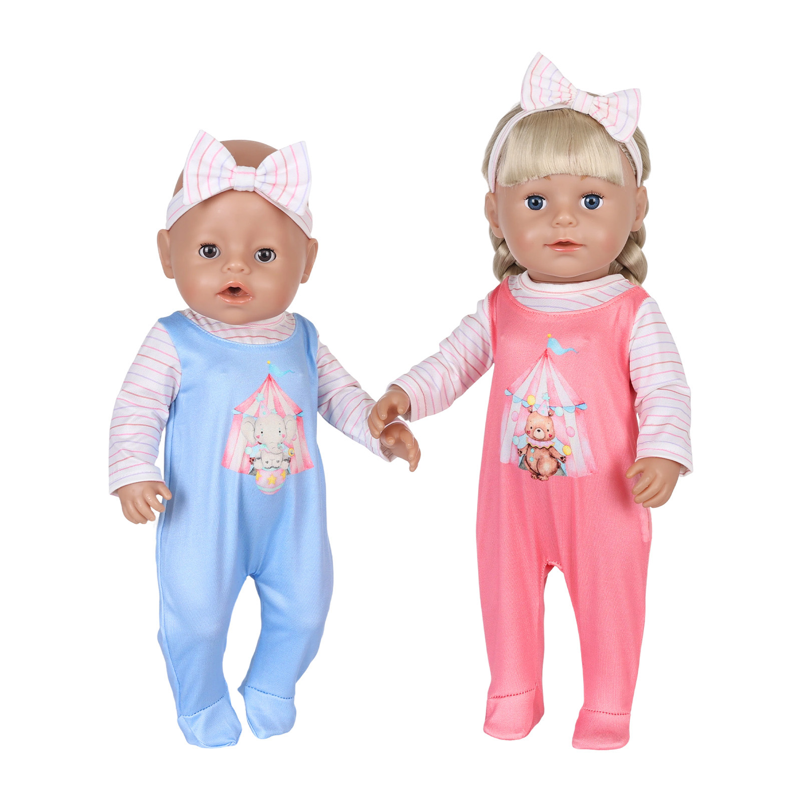 Baby Clothing Us - ملابس دمى للأطفال بحجم 16-18 بوصة