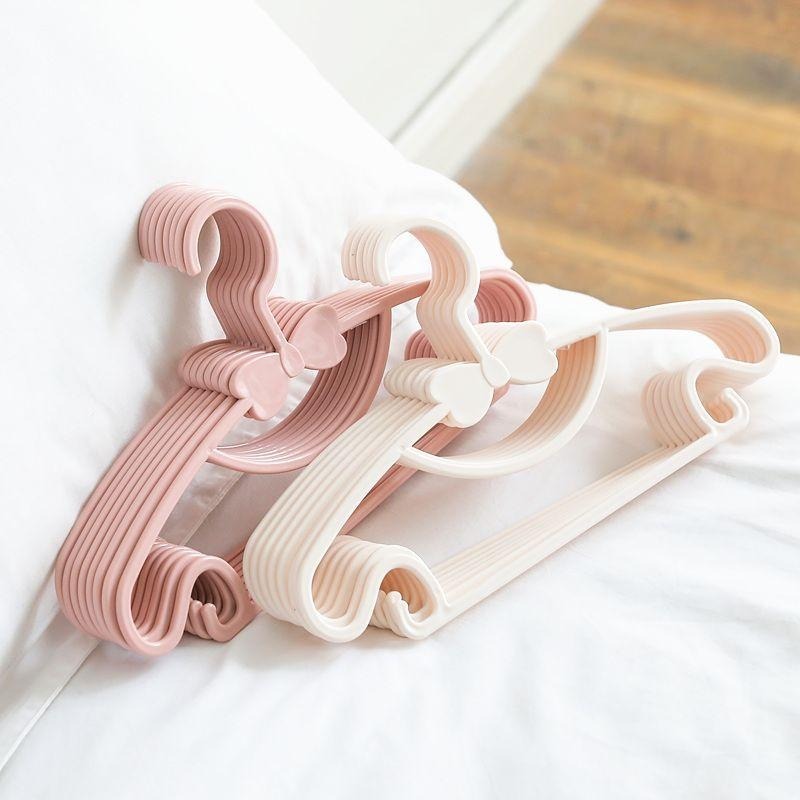 Baby Clothing Hangers - 10 قطعة رفوف ملابس الطفل المحمولة