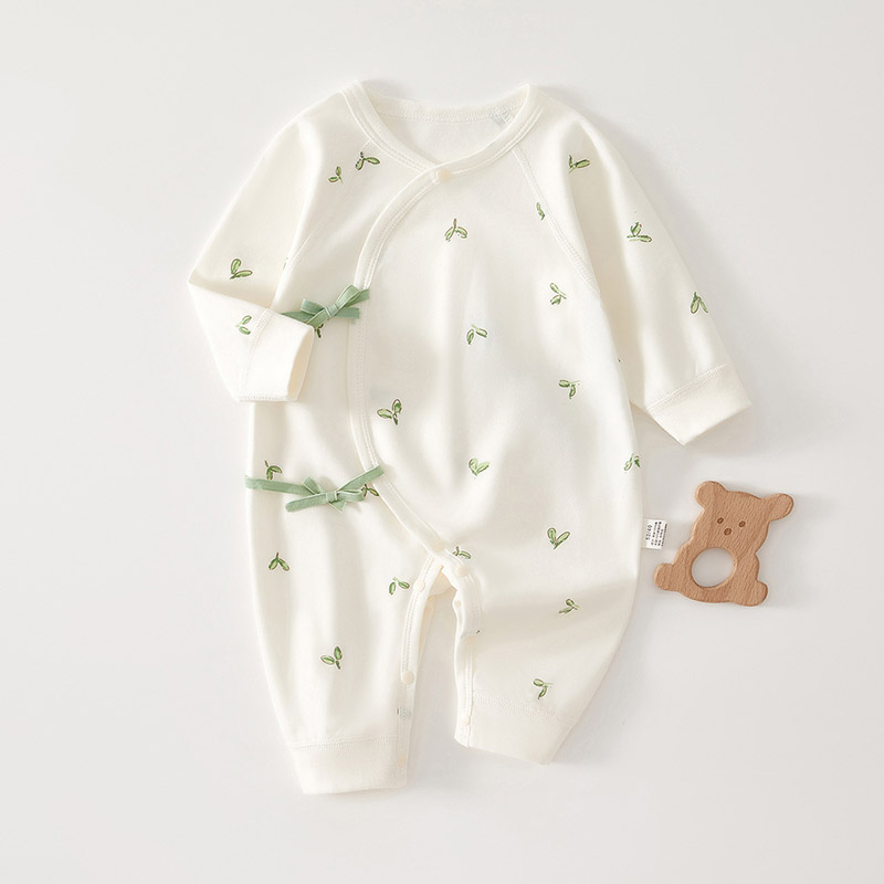 Baby Clothing Brand - رومبير مطبوع للأطفال الرضع بأكمام طويلة،