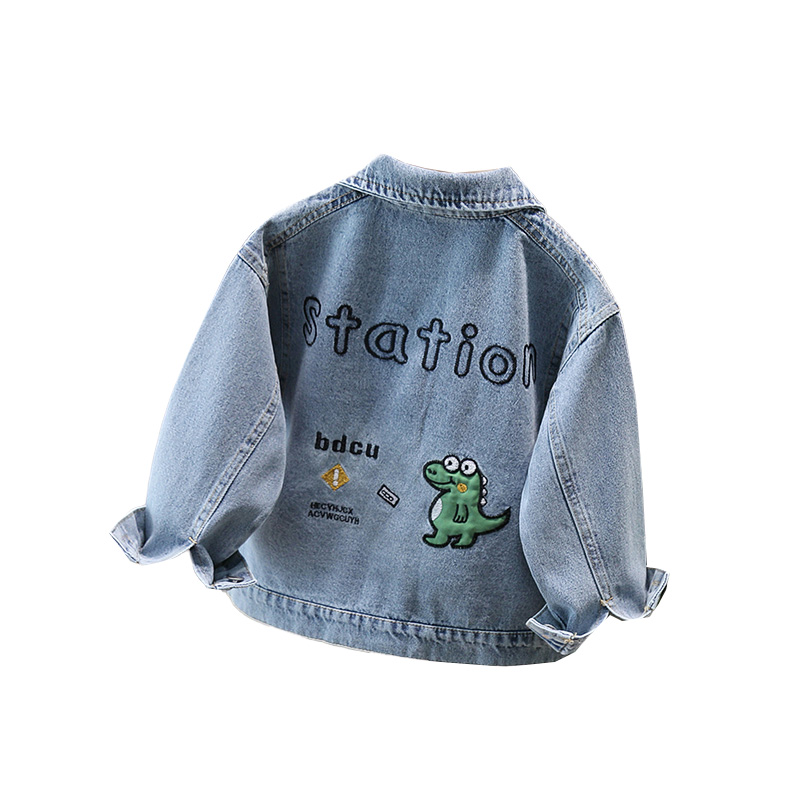 Baby Clothing Us - لطيف نمط الطفل الطفل الدنيم سترة
