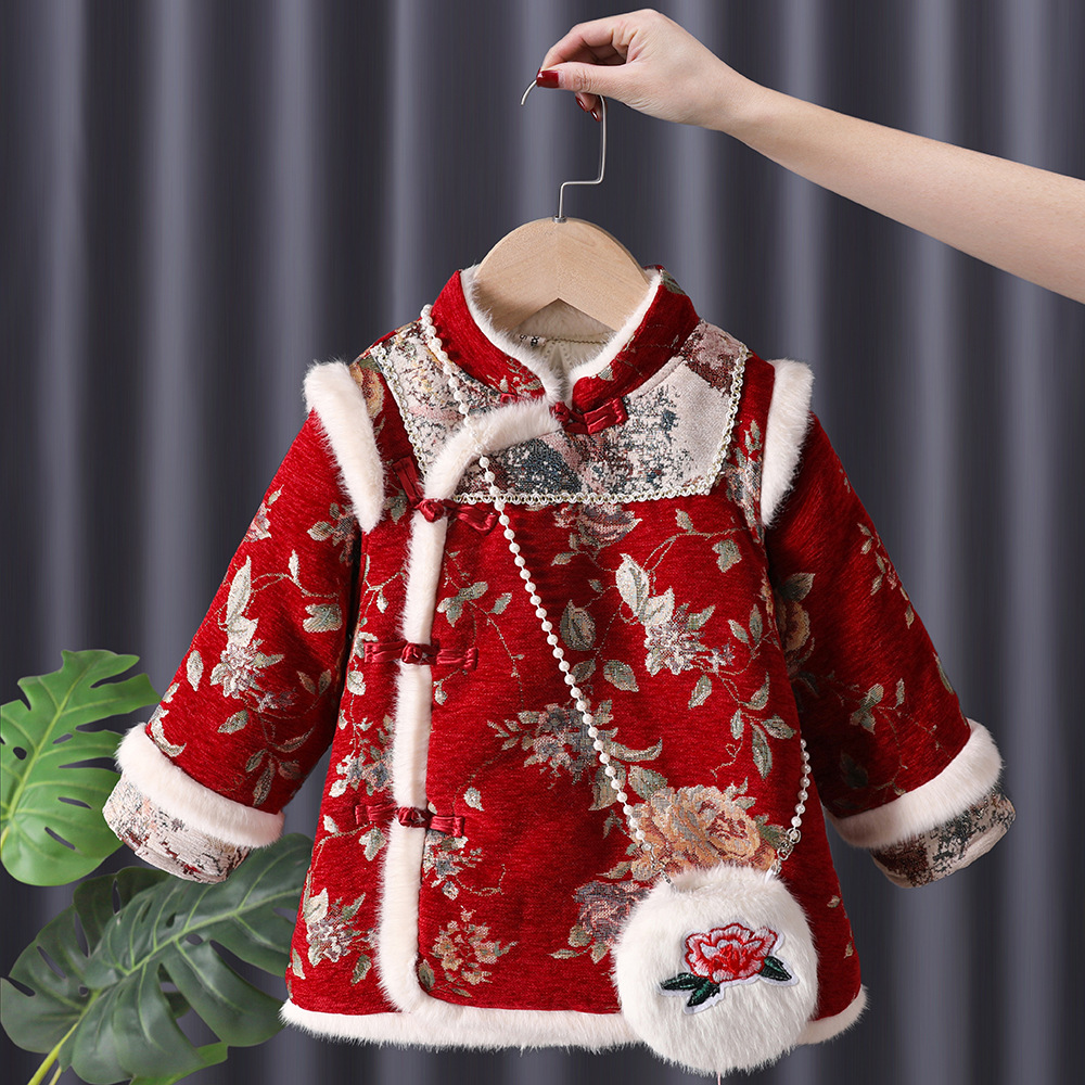 Baby Clothing Winter - الشتاء طفل الفتيات Hanfu الاطفال الأميرة