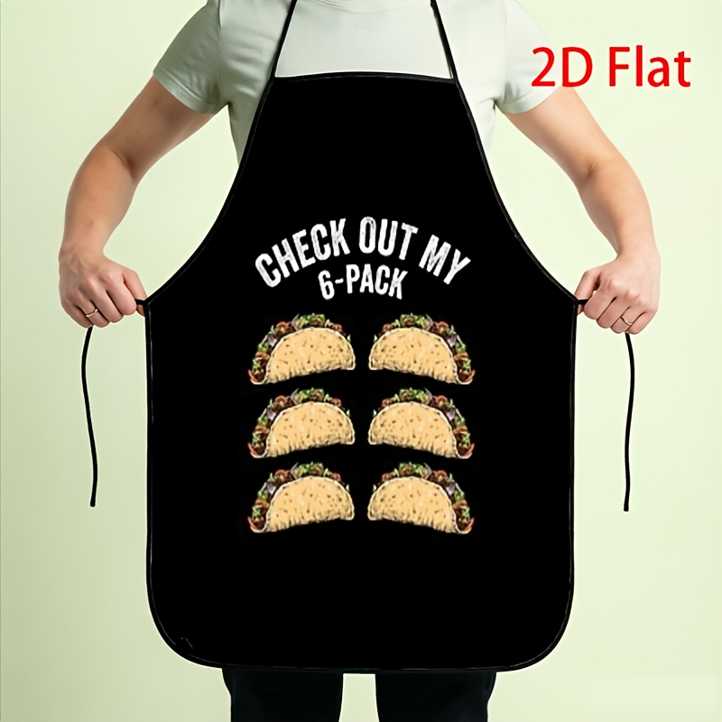 Printed Bibs Pack - مريلة مطبخ مضحكة بطبعة 