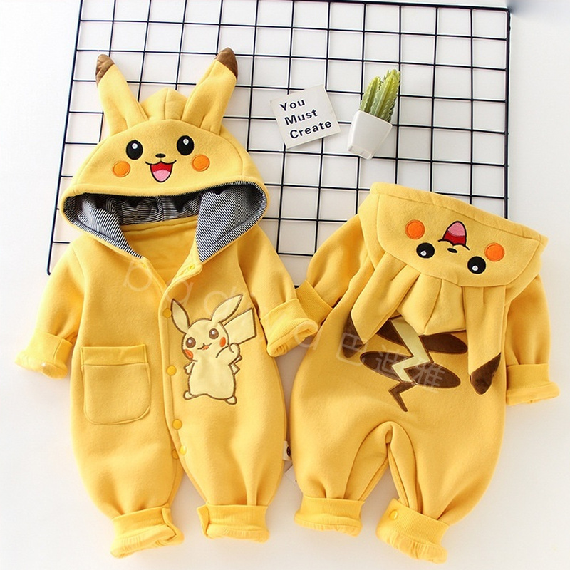 Baby Clothing Winter - بيجامات كرتونية للأطفال على شكل وحوش