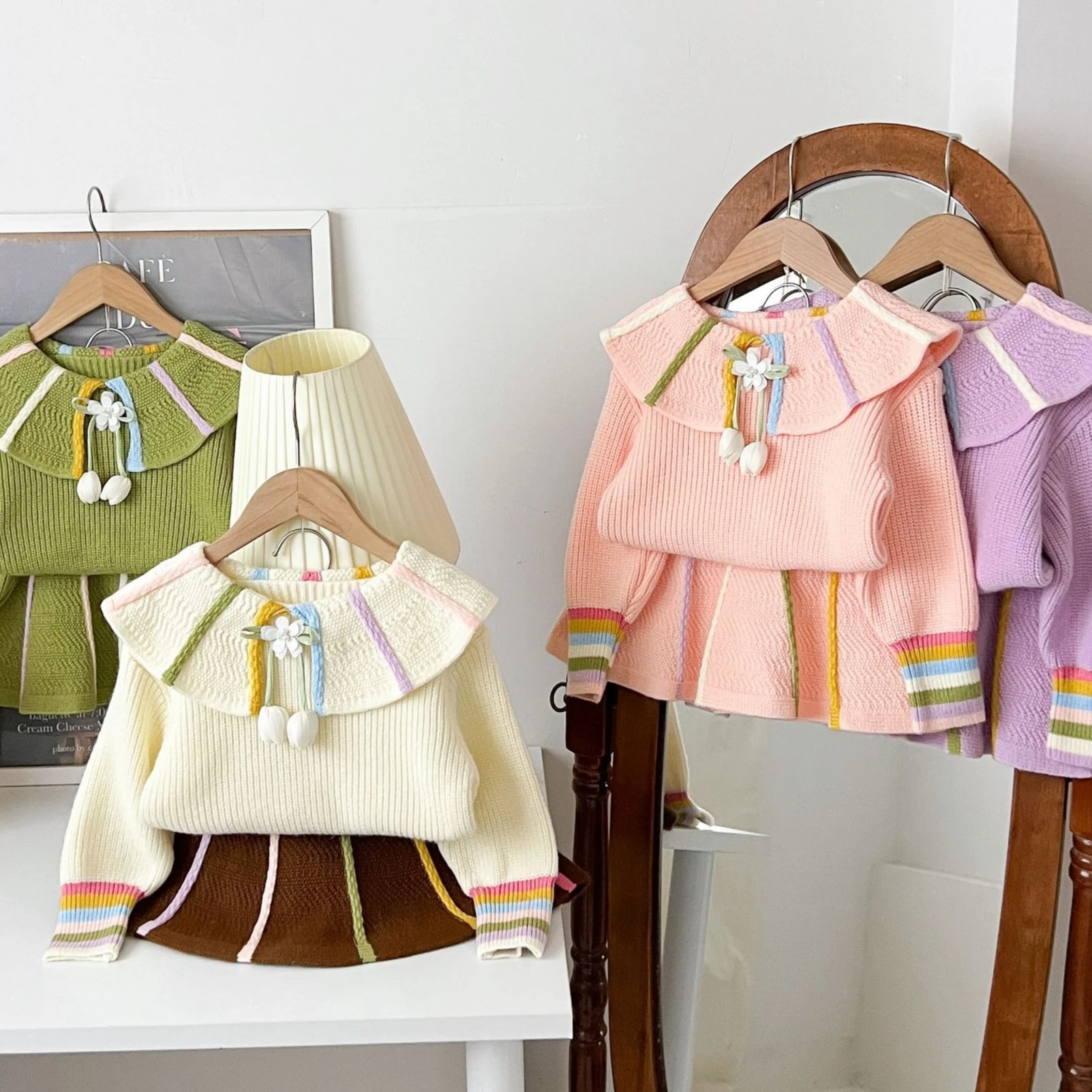 Baby Clothing Jumper - طقم بناتي جديد لربيع وخريف 2026،