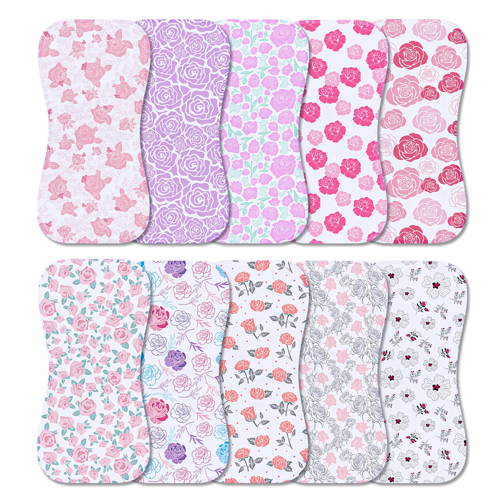Printed Bibs Pack - مناديل تنظيف الأطفال من بينوكسين، عبوة