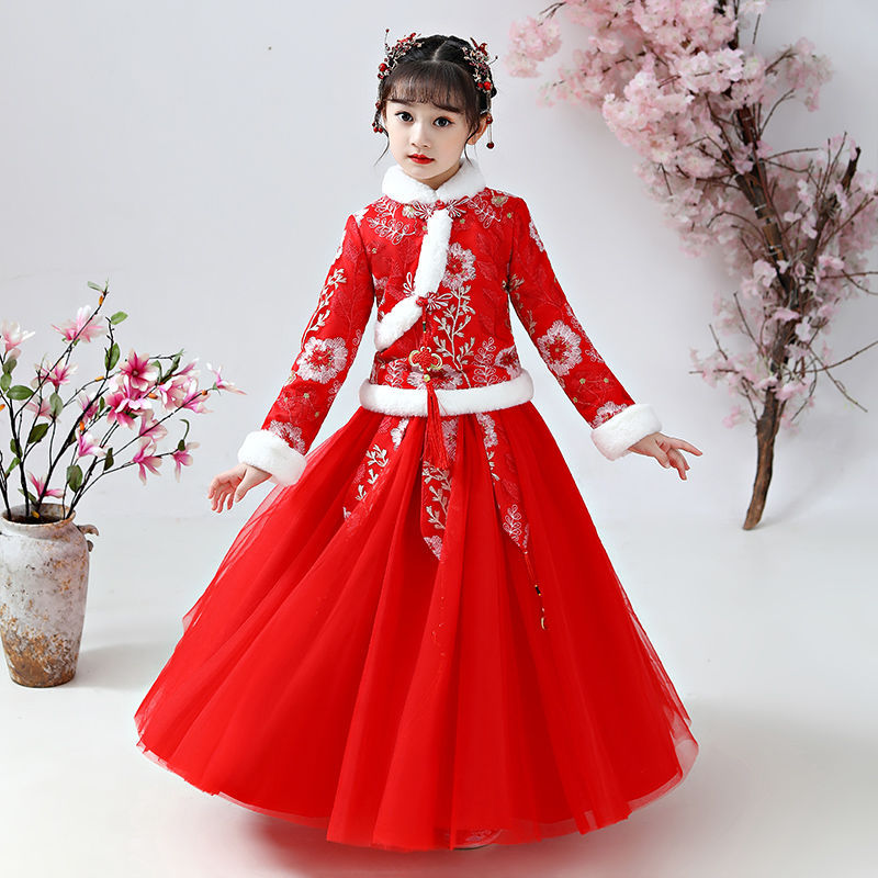 الفتاة Hanfu زي القديمة ، فستا - مراجعة Baby Clothing Winter وسعره