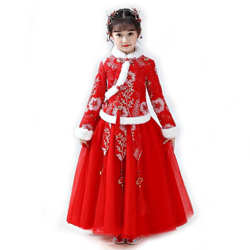 الفتاة Hanfu زي القديمة ، فستا - مراجعة Baby Clothing Winter وسعره
