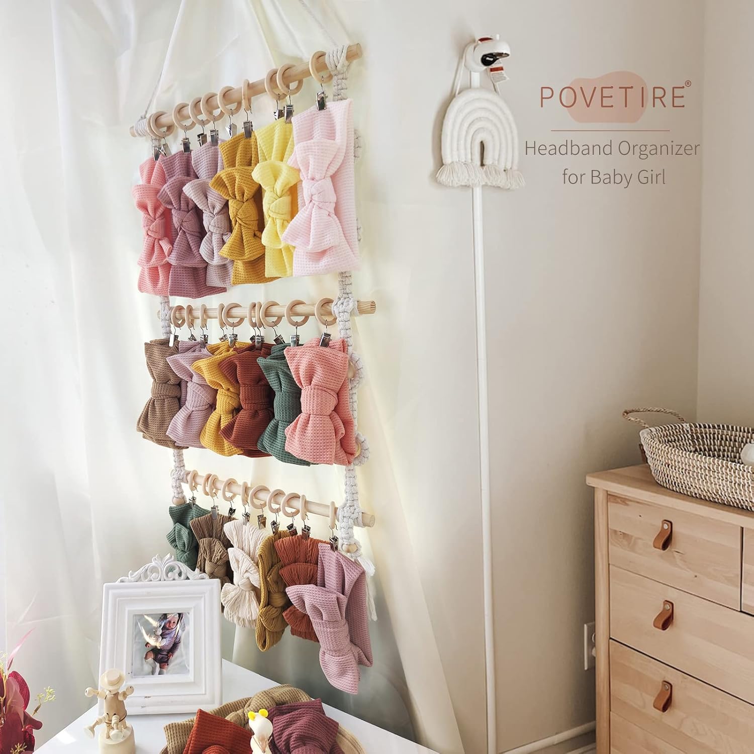 حامل عصابة رأس بوهو للتعليق عل - مراجعة Baby Clothing Hangers وسعره