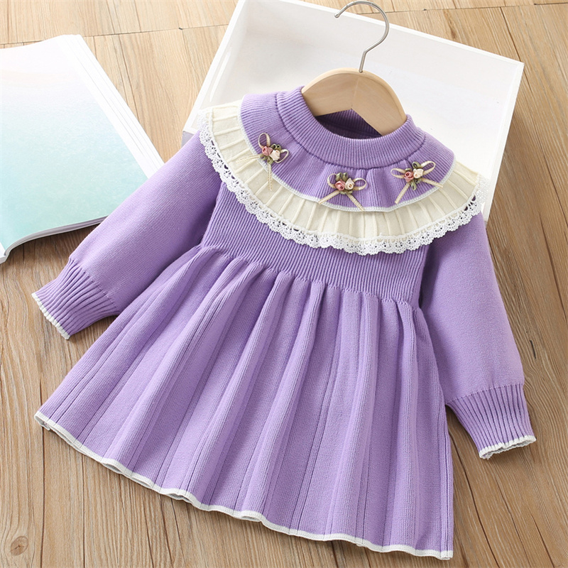 طفل الفتيات فستان محبوك الأطفا - مراجعة Baby Clothing Jumper وسعره