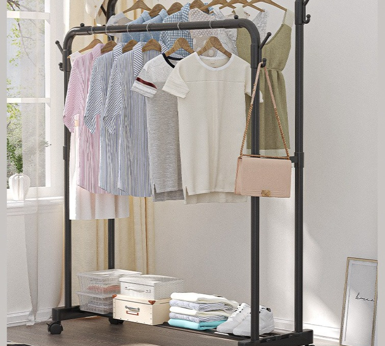 رف تعليق ملابس من الأرض إلى ال - مراجعة Baby Clothing Rack وسعره