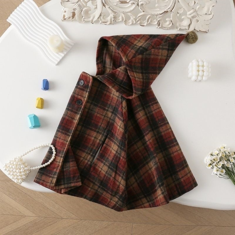 معطف كاب منقوش للفتيات، معطف أ - مراجعة Baby Clothing Winter وسعره