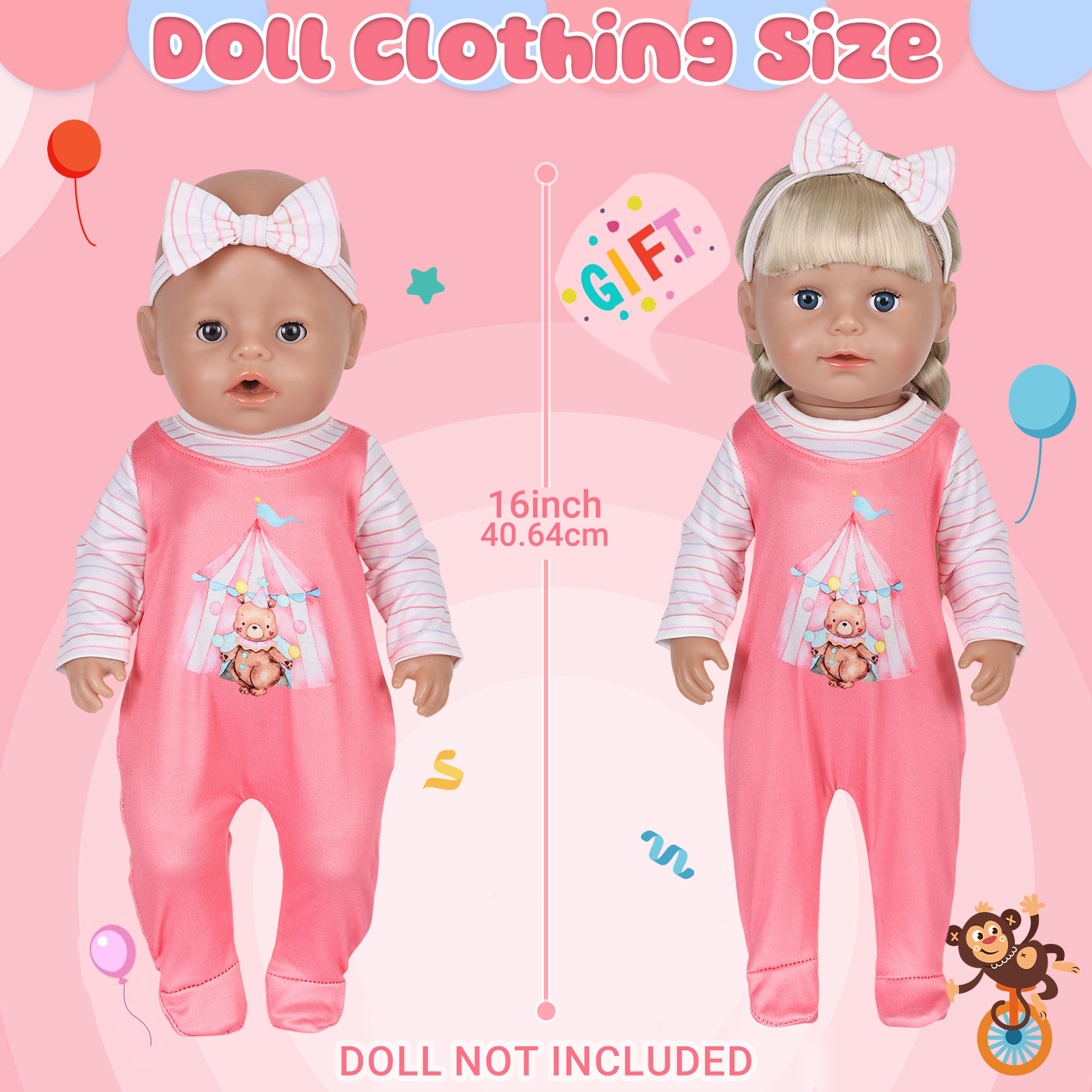 ملابس دمى للأطفال بحجم 16-18 ب - مراجعة Baby Clothing Us وسعره