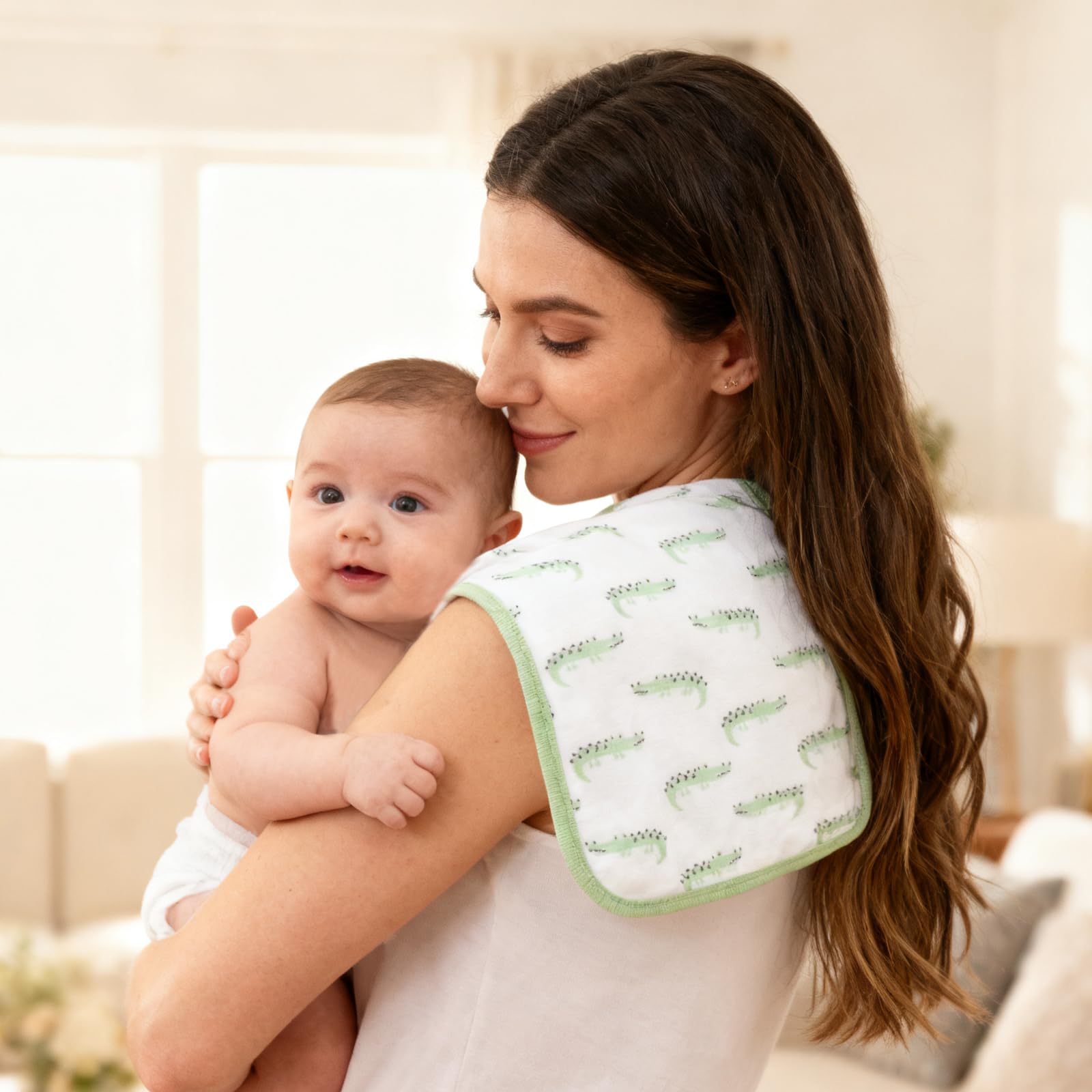 بينوكسين - مجموعة من 8 قطع من  - مراجعة Printed Bibs Pack وسعره