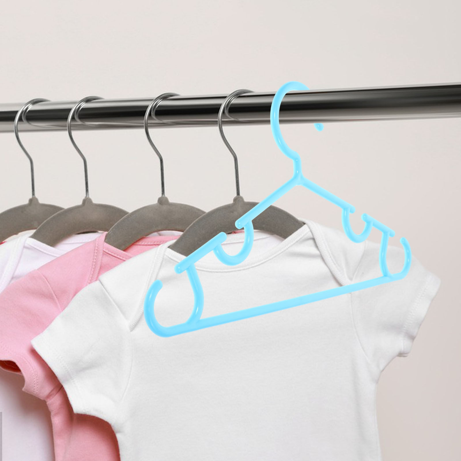 10 قطع من علاقات الملابس المتي - مراجعة Baby Clothing Hangers وسعره