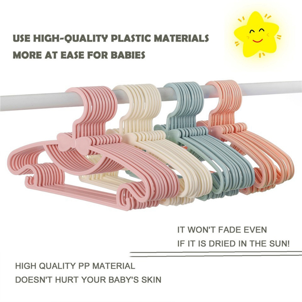مجموعة من 12 قطعة من علاقات مل - مراجعة Baby Clothing Hangers وسعره